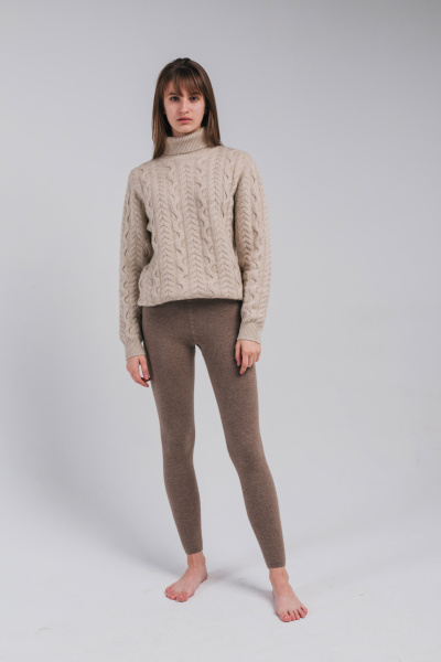 Купить легинсы из 100% кашемира gobi. Цвет: Чёрный, Коричневый, Серый, Чёрно-синий, Графитовый, Бежево-серый, Бежево-коричневый, Тёмно-серый
