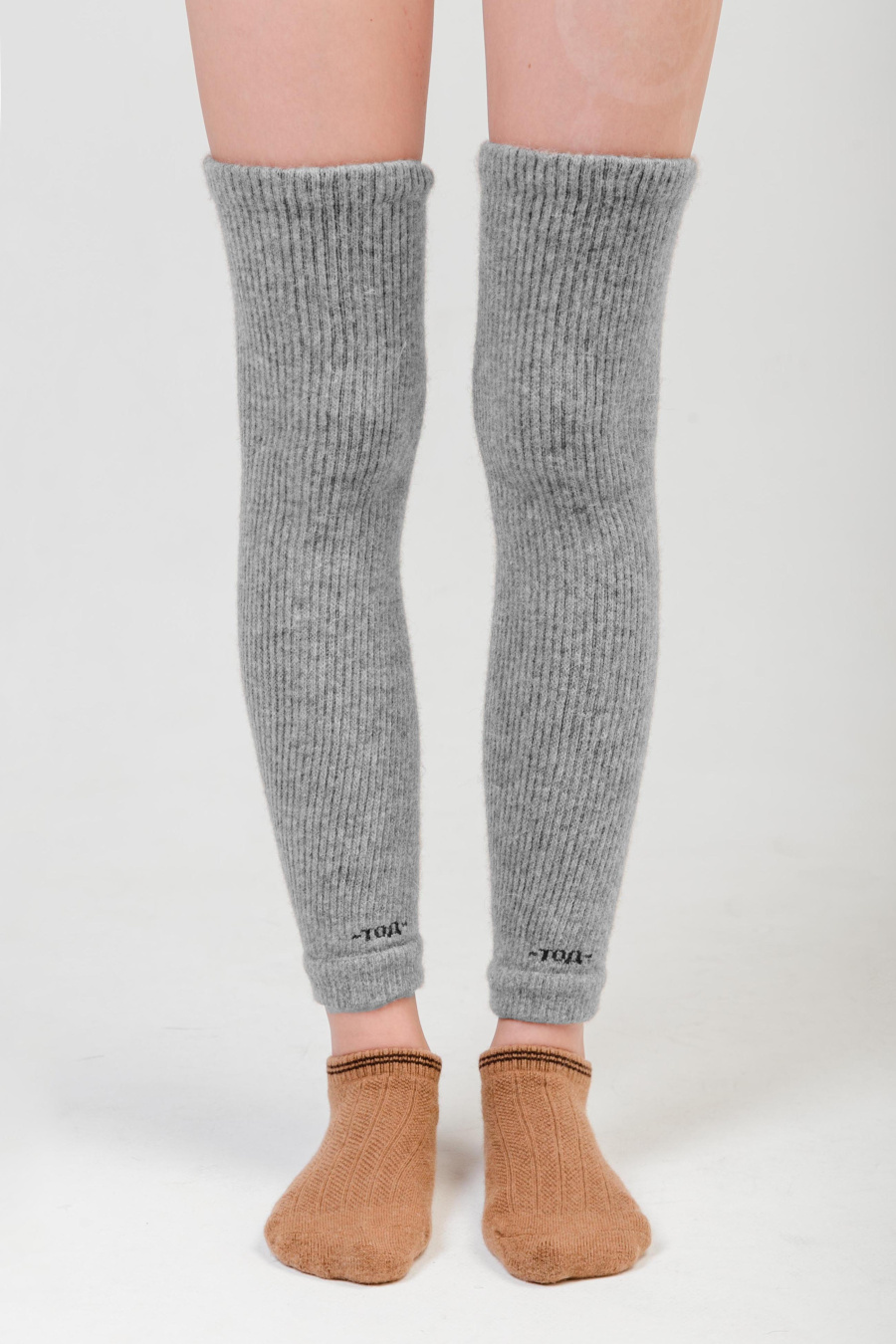 Купить гетры из 100% шерсти tod оймс. Цвет: В ассортименте, Рыжий, Бежевый, Коричневый, Бежевый принт, Шоколадный, Графитовый, Серый
