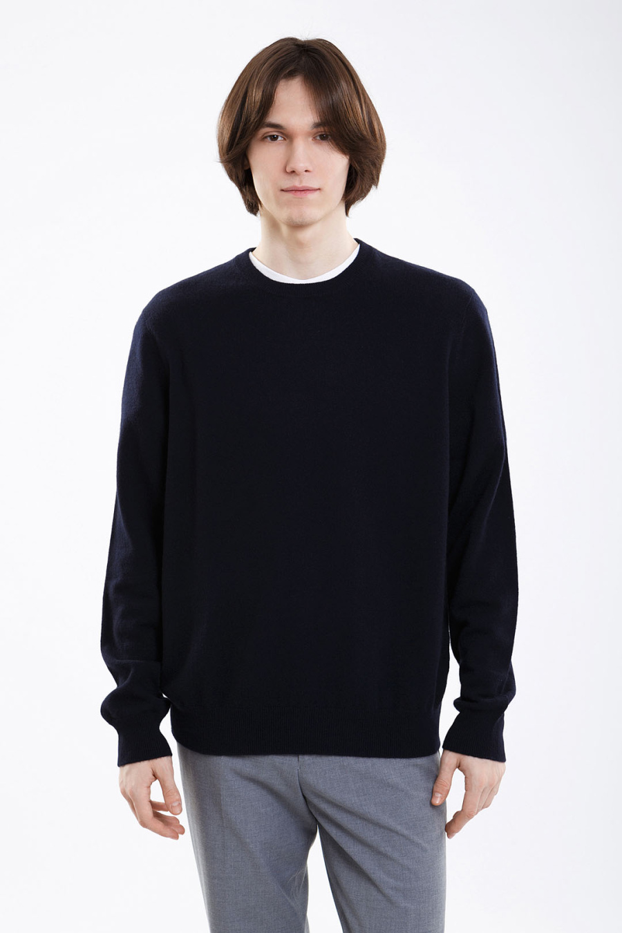 Купить джемпер с круглым вырезом из кашемира gobi. Цвет: Бордовый , Коричневый, Тёмно-серый, Графитовый, Серебристо-серый, Светло-серый, Тёмно-коричневый, Голубой, Чёрно-синий, Серо-голубой, Серый , Сапфировый, Чёрный, Тёмно-синий
