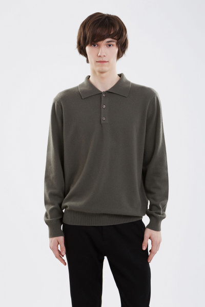Купить джемпер из 100% кашемира cashmere house. Цвет: Хаки
