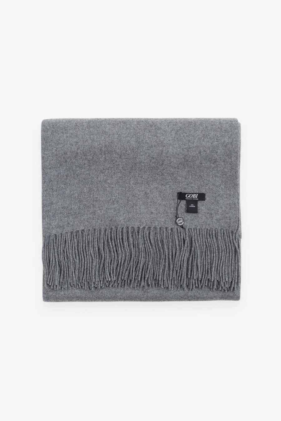 Купить плед из кашемира gobi. Цвет: Тёмно-синий, Сиреневый, Светло-серый
