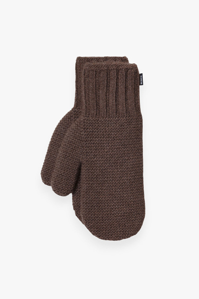 Купить варежки bp 100% пуха яка bodio's. Цвет: Коричневый, Шоколадный
