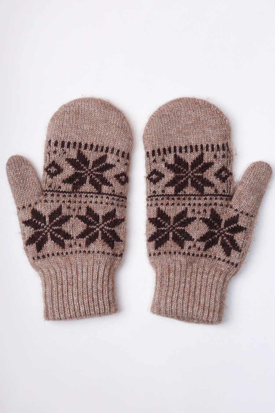 Купить варежки из натуральной шерсти бат сежу. Цвет: Коричневый, Серый, Тёмно-коричневый принт, Синий принт, Бежевый принт, Тёмно-коричневый, В ассортименте, Бежевый, Шоколадный, Графитовый принт, Графитовый, Рыжий, Коричневый принт, Рыжий принт, Серый принт, Шоколадный принт
