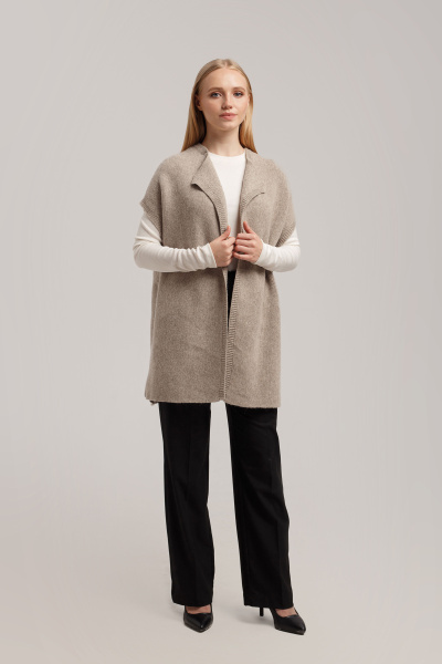 Купить пончо-накидка из натуральной шерсти tod оймс. Цвет: Коричневый, Бежевый, Серый, Шоколадный
