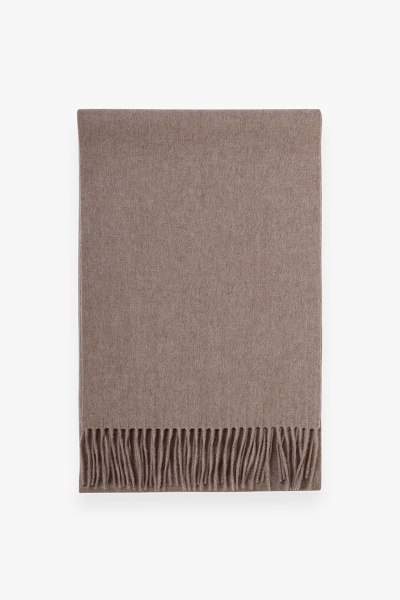 Купить шарф из 100% кашемира blue sky. Цвет: Коричневый, Белый , Мультиколор