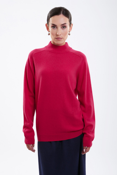 Купить джемпер из 100% кашемира cashmere house. Цвет: Малиново-красный
