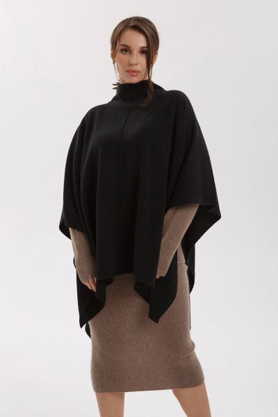 Купить пончо из 100% кашемира gobi. Цвет: Чёрный
