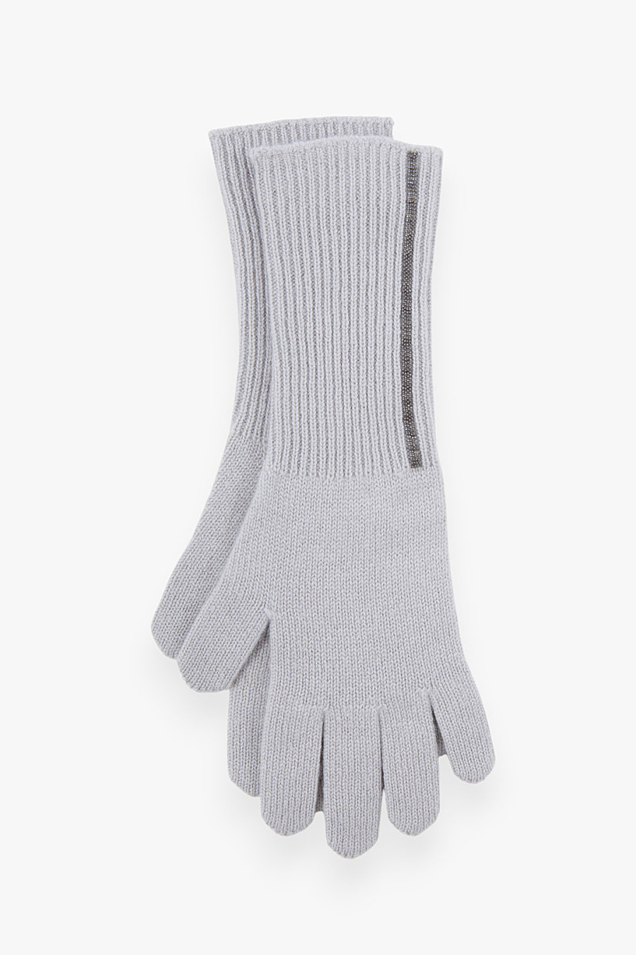 Купить перчатки с удлинённой манжетой из 100% кашемира munkh. Цвет: Мокрый асфальт, Светло-серый, Белый , Бордовый , Чёрный, Лунный камень, Бежевый , Коричневый
