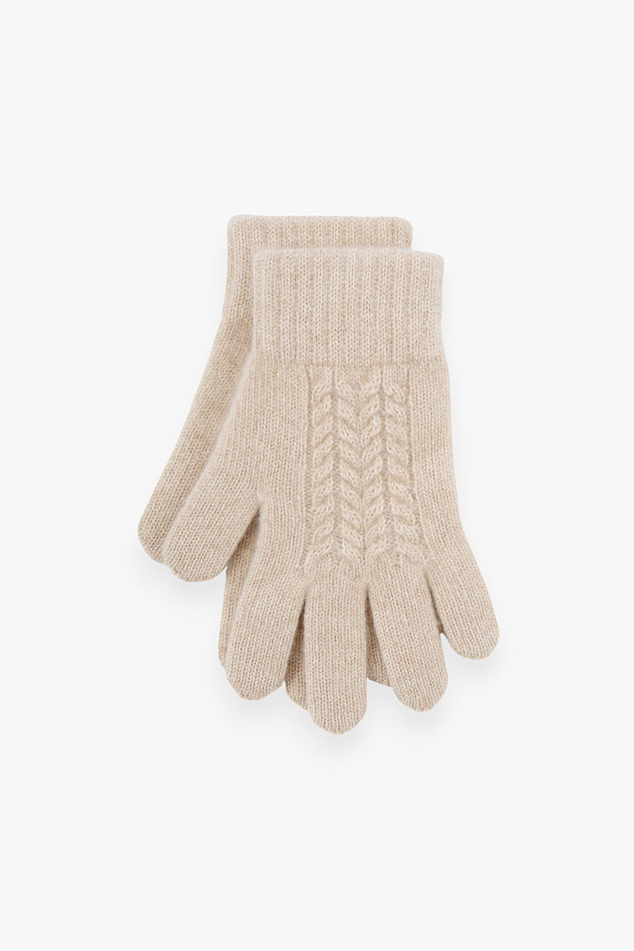 Купить перчатки с узором из 100% кашемира munkh. Цвет: Бежево-коричневый, Бордовый , Лунный камень, Бежевый , Коричневый, Чёрный, Белый 
