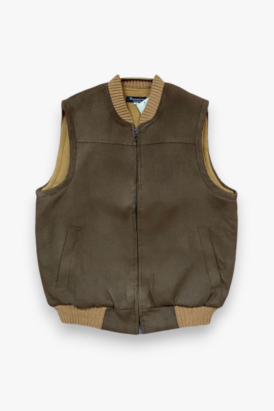 Купить жилет валяный на молнии. Цвет: Рыжий
