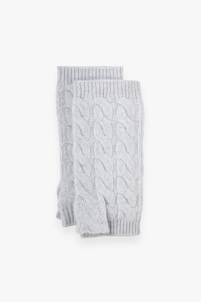 Купить митенки из 100% кашемира blue sky. Цвет: Пастельно-голубой
