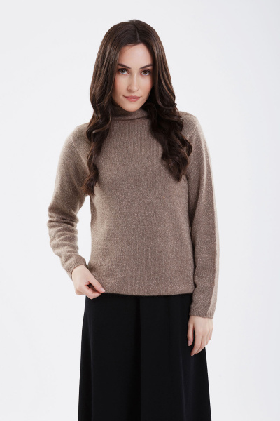 Купить джемпер из 100% кашемира goyol. Цвет: Коричневый, Бежевый
