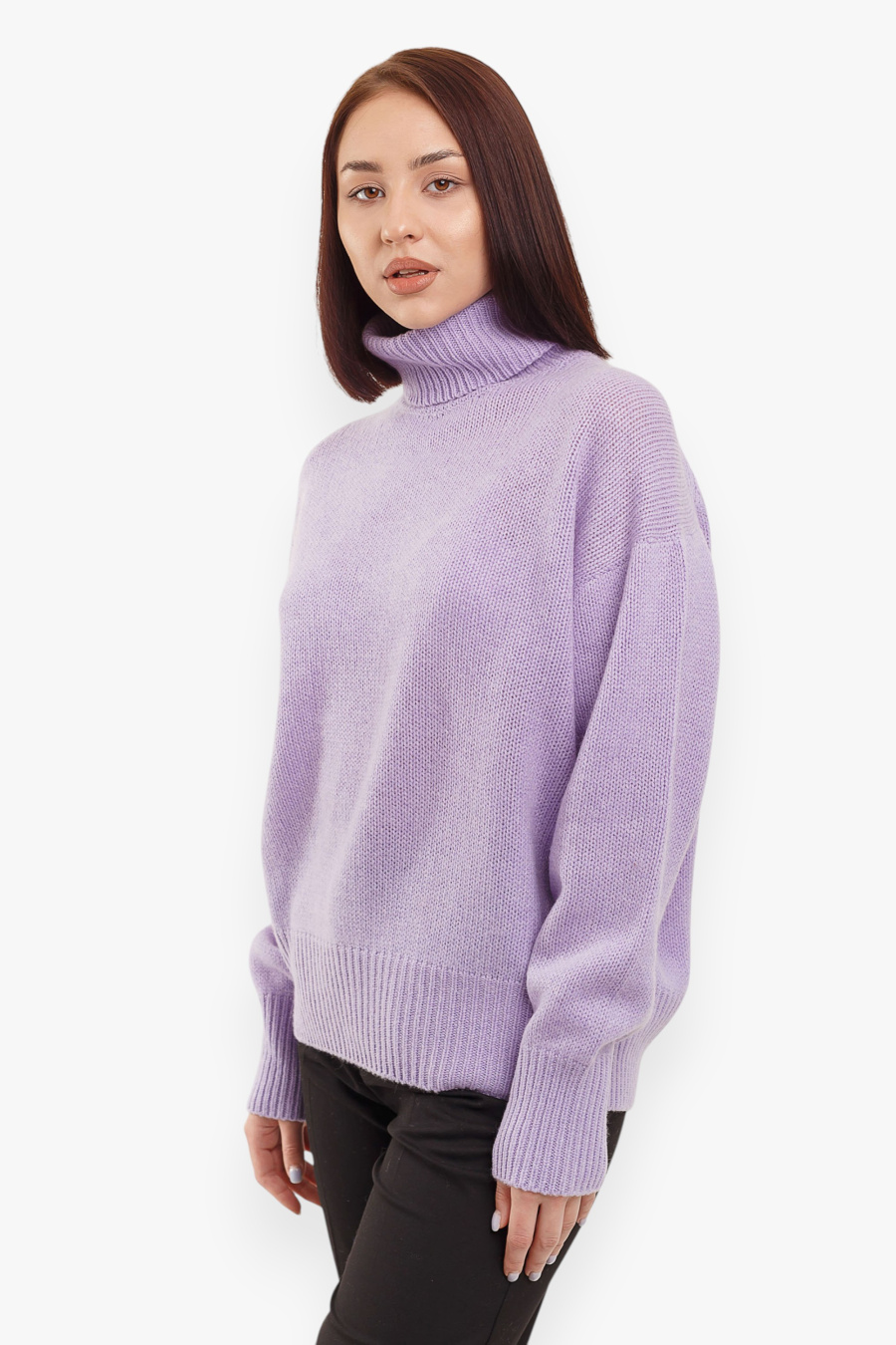 Купить свитер из кашемира cashmere house. Цвет: Пыльно-розовый, Песочный, Лавандовый, Хаки

