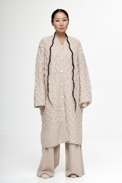 Кардиган из 100% кашемира Abzaeva & Cashmere House