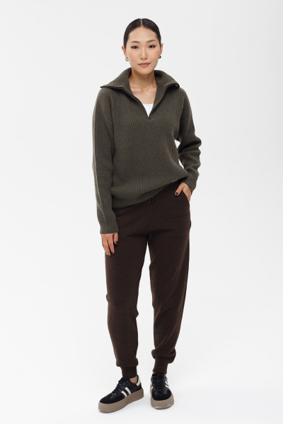 Купить брюки из пуха яка munkh. Цвет: Чёрный, Шоколадный, Светло-серый
