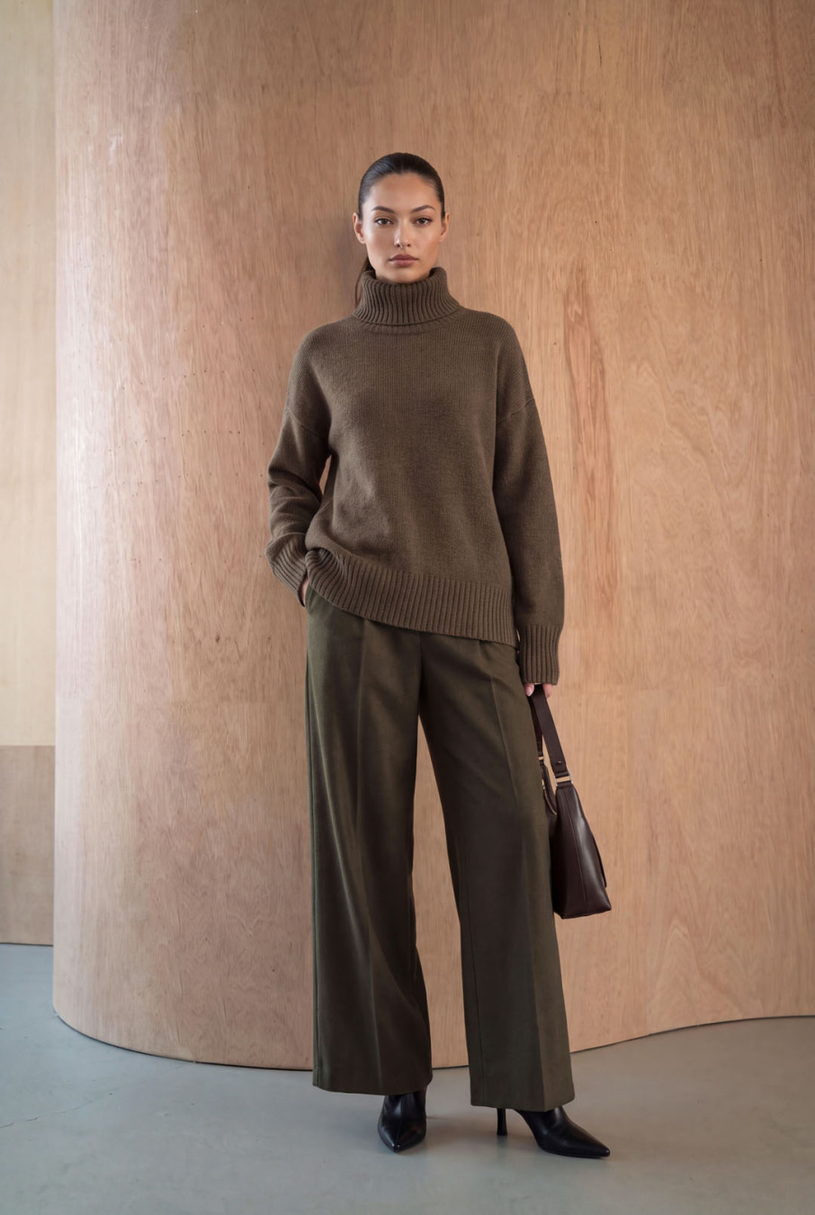 Купить свитер из кашемира cashmere house. Цвет: Хаки, Лавандовый, Пыльно-розовый, Песочный


