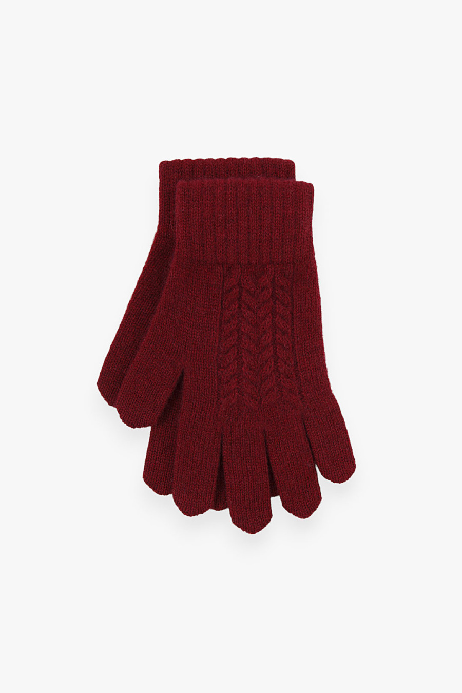 Купить перчатки с узором из 100% кашемира munkh. Цвет: Бежево-коричневый, Коричневый, Чёрный, Белый , Бордовый , Лунный камень, Бежевый 
