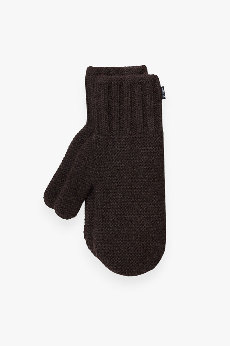 Купить варежки bp 100% пуха яка bodio's. Цвет: Коричневый, Шоколадный
