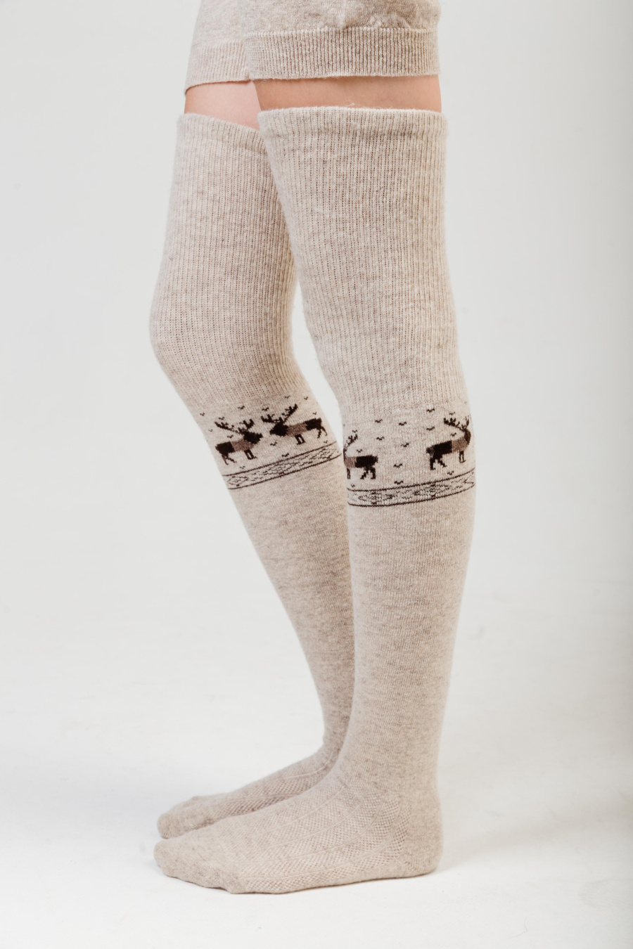 Купить чулки из 100% натуральной шерсти tod оймс . Цвет: Бежевый в ассортименте, Рыжий, Принт, Снежинка, Шоколадный, Коричневый, Графитовый, Бежевый, Графитовый принт, Шоколадный принт, Коричневый принт, Бежевый принт
