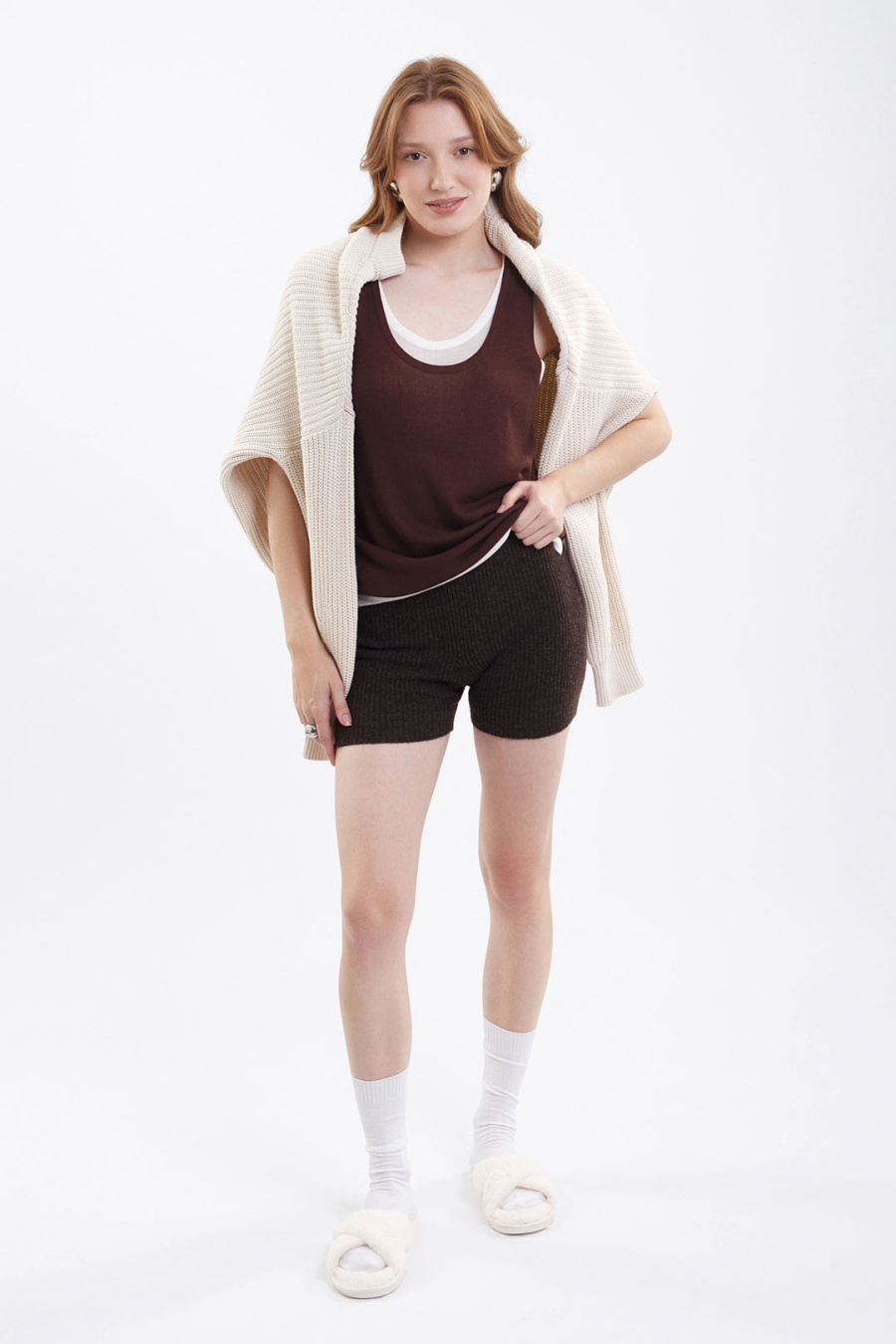 Купить шорты из натуральной шерсти tod оймс . Цвет: Шоколадный, Бежевый, Коричневый, Серый
