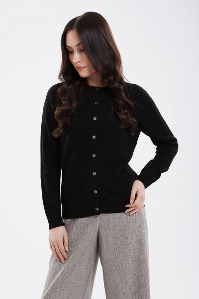 Купить кардиган из 100% кашемира gobi. Цвет: Коричневый, Бежево-коричневый, Белый , Розовый, Голубой, Сапфировый, Светло-розовый, Чёрный
