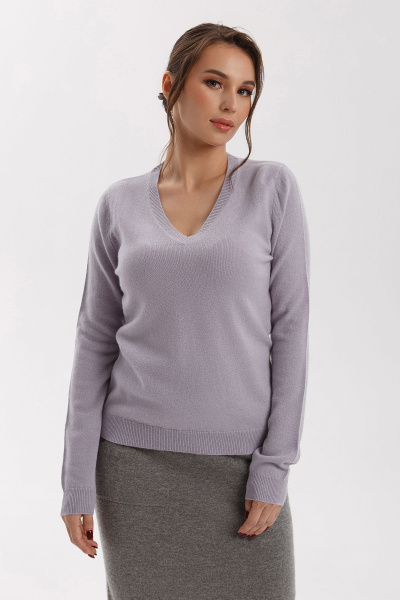 Купить пуловер из кашемира gobi. Цвет: Пастельно-травяной, Пастельно-лиловый
