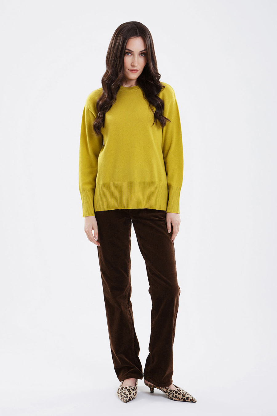 Купить джемпер из 100% кашемира goyol. Цвет: Оливковый, Тёмно-бордовый
