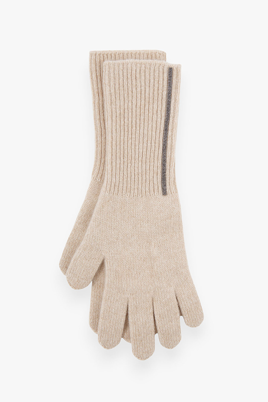 Купить перчатки с удлинённой манжетой из 100% кашемира munkh. Цвет: Мокрый асфальт, Светло-серый, Белый , Бордовый , Лунный камень, Коричневый, Чёрный, Бежевый 
