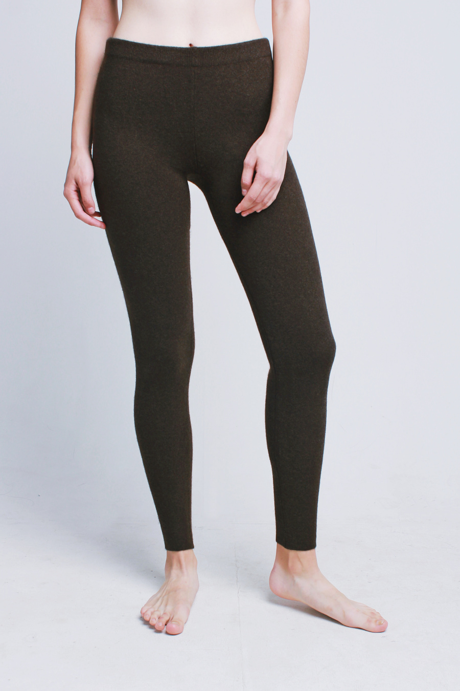 Купить легинсы женские из натурального пуха яка bodio's. Цвет: Шоколадный, Чёрный
