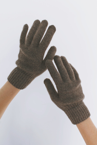 Перчатки YAK мунх_05 коричневый