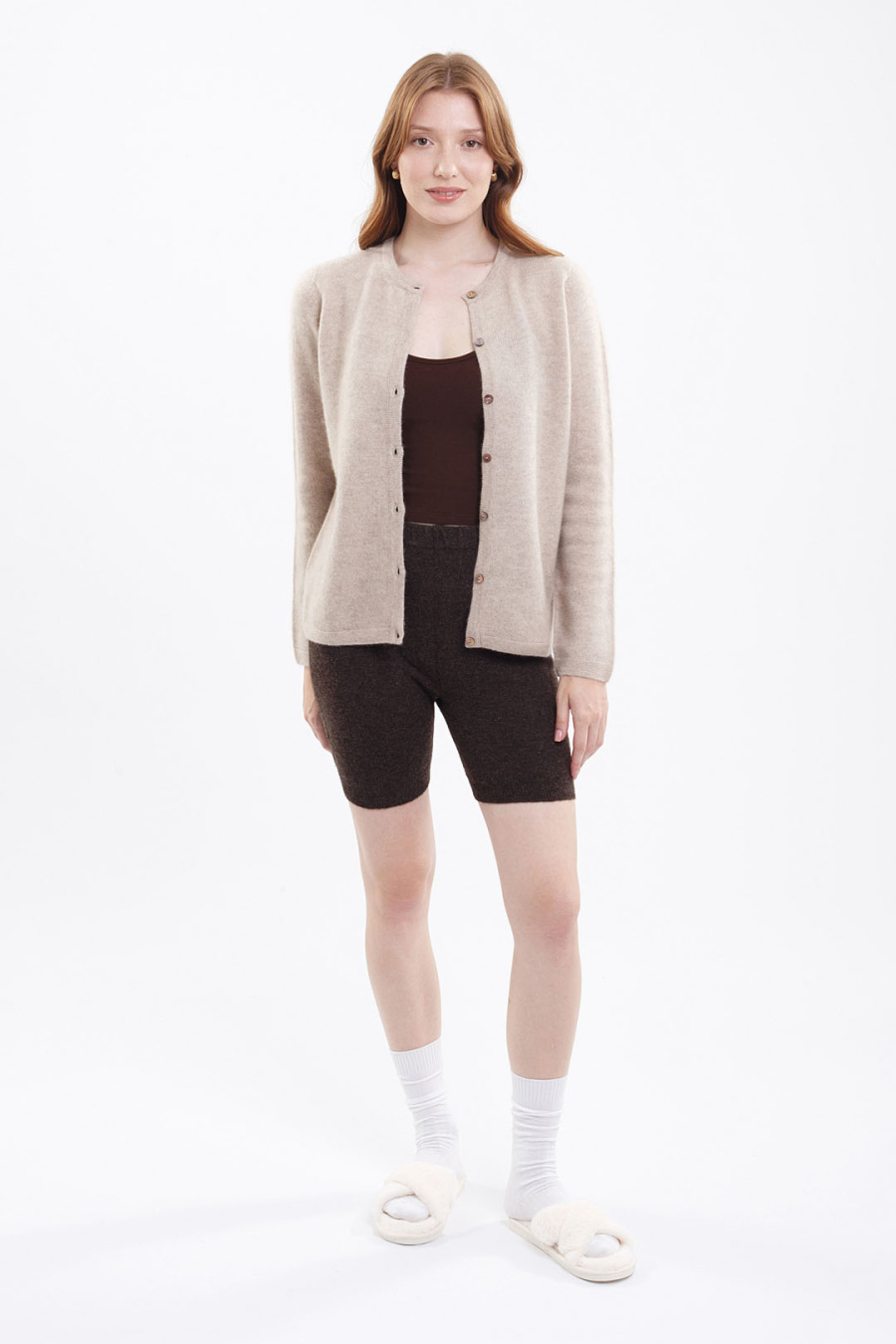 Купить шорты из натуральной шерсти tod оймс . Цвет: Шоколадный, Серый, Рыжий, Коричневый, Бежевый
