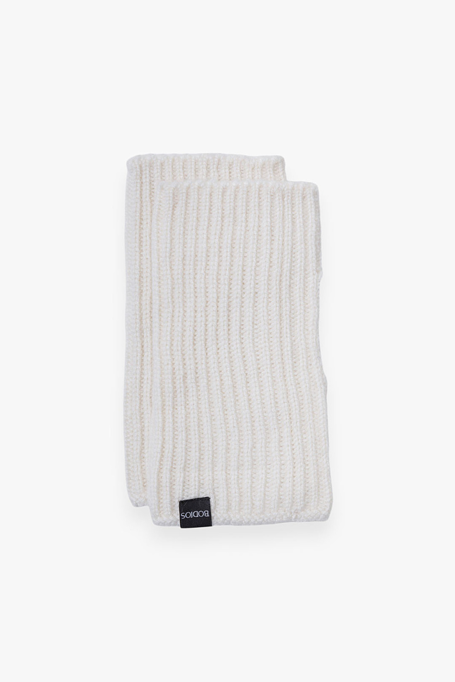 Купить митенки из 100% кашемира bodio's. Цвет: Белый 
