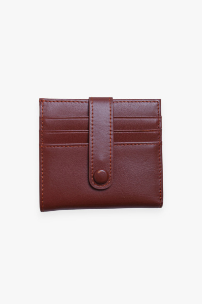 Кошелек кожаный на заклепке MARIS