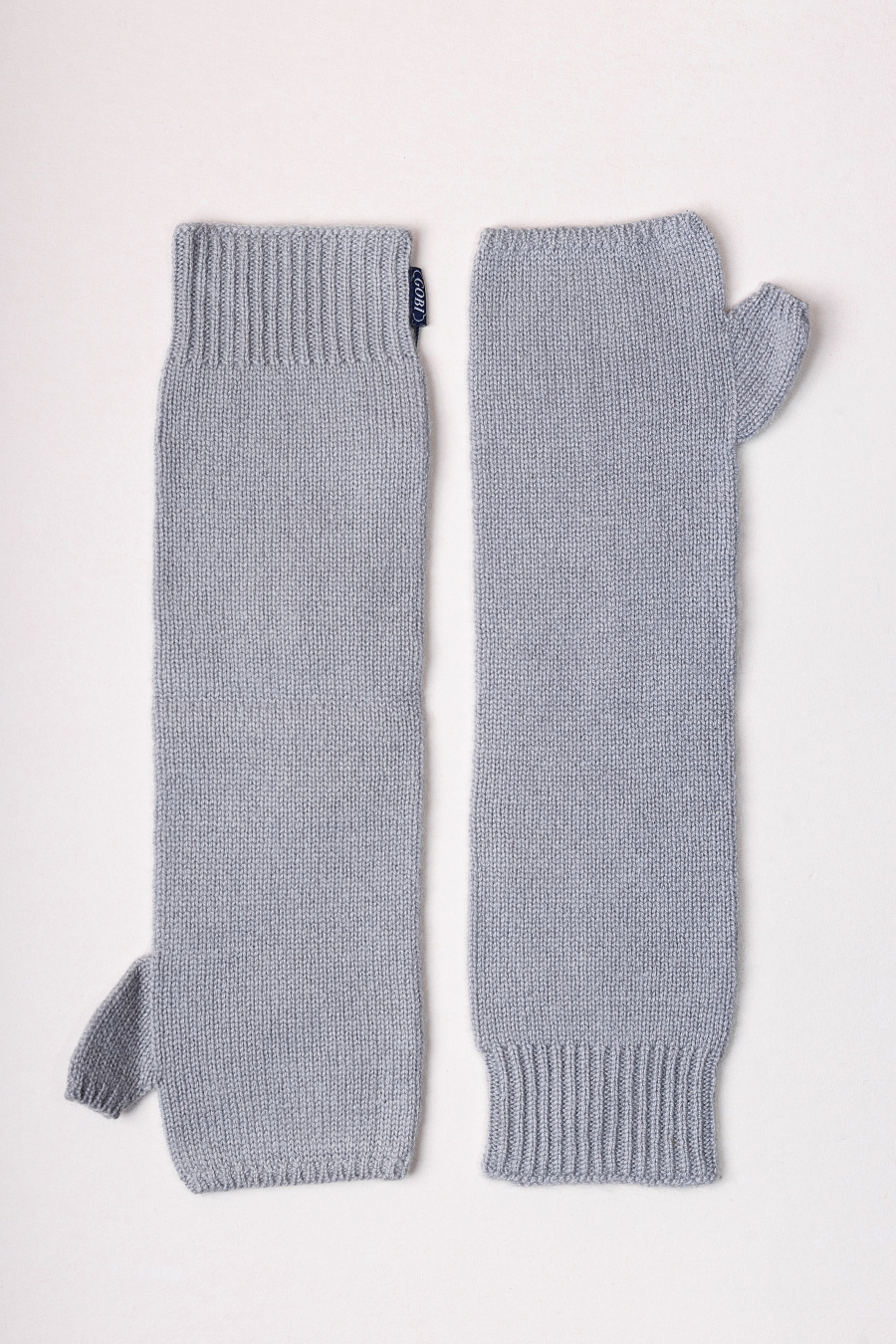 Купить митенки кашемировые gobi. Цвет: Коричневый, Светло-серый, Ярко-красный, Белый , Чёрно-синий, Голубой, Брусничный, Серебристо-серый, Красный, Чёрный, Бежевый , Серо-голубой
