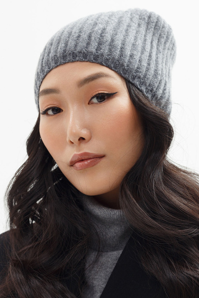 Купить шапка из овечьего пуха и кашемира cashmere house. Цвет: Белый , Коричневый, Тёмно-серый