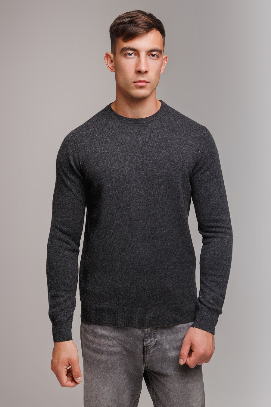 Купить джемпер с круглым вырезом из кашемира gobi. Цвет: Бордовый , Коричневый, Тёмно-серый, Графитовый, Серебристо-серый, Светло-серый, Тёмно-коричневый, Голубой, Чёрно-синий, Серо-голубой, Серый , Сапфировый, Чёрный, Тёмно-синий
