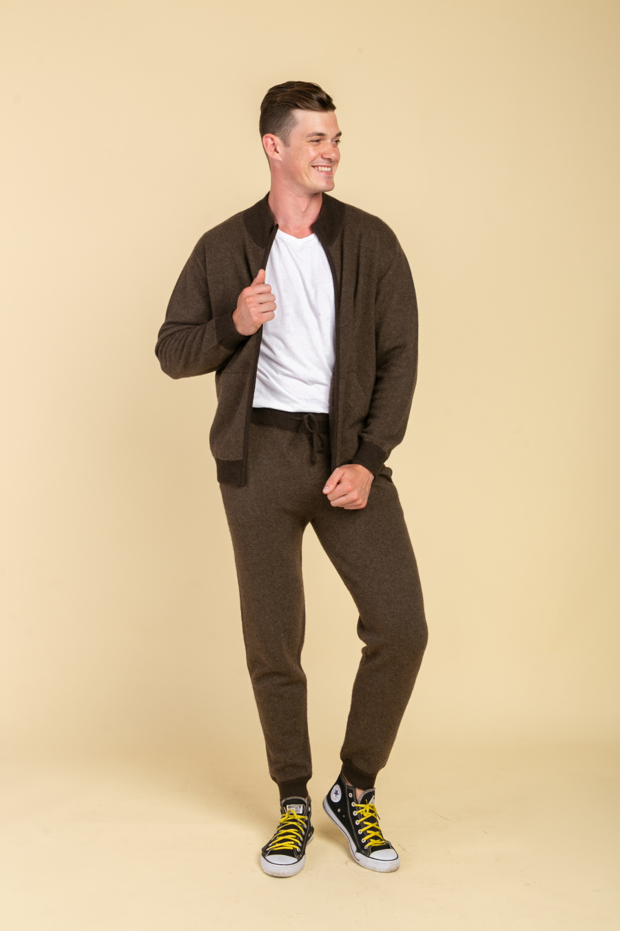 Купить брюки спортивные из пуха яка bodio's. Цвет: Мультиколор
