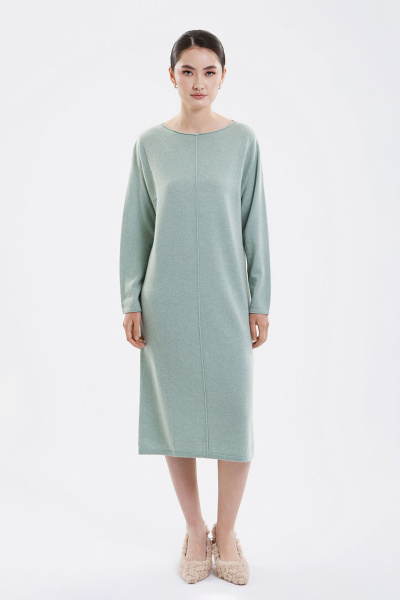Купить платье из 100% кашемира goyol. Цвет: Пастельно-мятный

