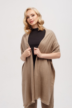 Шаль WA200001 (2АТ2112001А02500 (4112ch130)) Гоби (200*65, 57 коричневый)