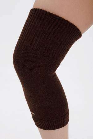 Наколенники короткие 70% шерсть ТОД (F, шоколадный)