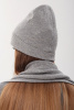 Шапка KU101967 гоби (F, 148/silver св-серый*серебр люрекс)