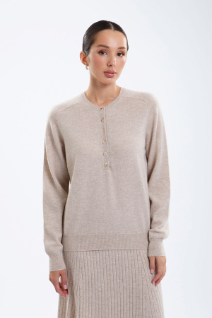 Джемпер жен 01445 каш Munkh (2XL-52, 1000 бежево-кор)