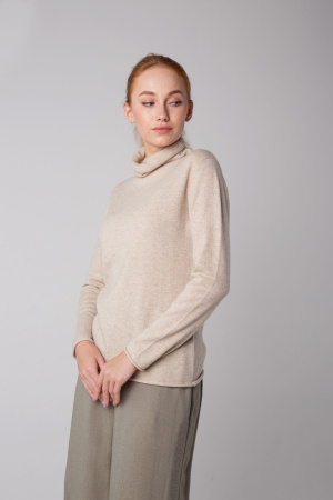 Водолазка жен 12127 каш Munkh (XL-50, 1000 бежево-кор)