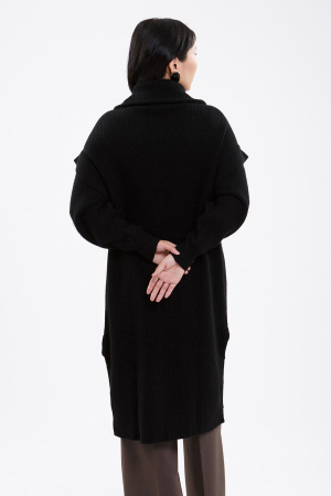 Кардиган (пальто) 113-0119-032 Хан Богд (S-44, 81 черный)