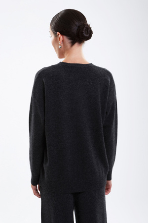 Кардиган жен 08397 каш Munkh (2XL-52, 75 графитовый)