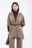 Пончо каш IA 20-213L БлюСкай (OS oversize, 57 коричневый  )