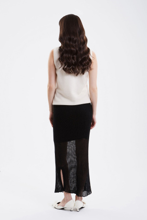 Жилет жен KW030190 гоби (S-44, 755 белый)