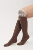 Гольфы 100% шерсть ТОД (F, шоколадный*рис)