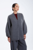 Кардиган жен каш 08384 Munkh (XL-50, 74 серый)