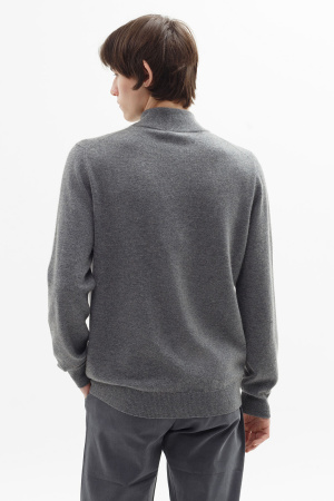 Сорочка муж 11008 на молнии каш Мунх (M-46, 74 серый)